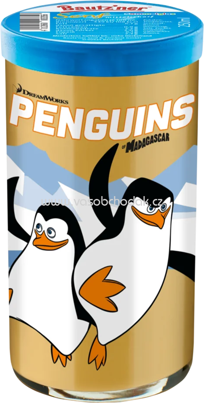 Bautz'ner Senf Mittelscharf Kinderglas, 250 ml