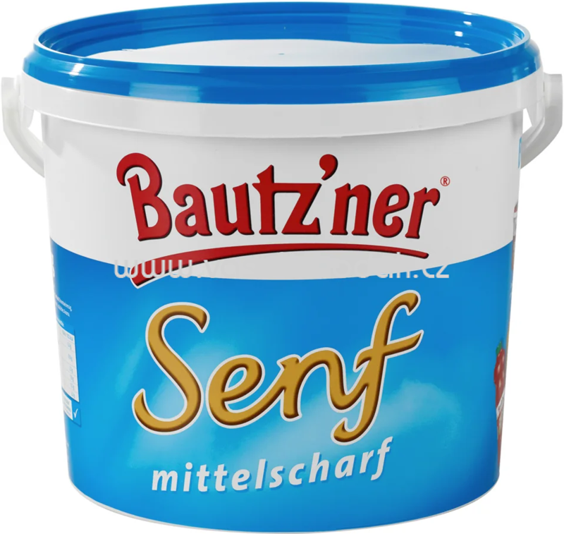 Bautz'ner Senf mittelscharf Eimer, 5l