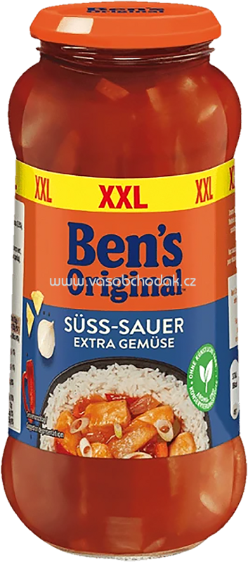 Ben's Original XXL Sauce Süß-Sauer Extra Gemüse, 750g