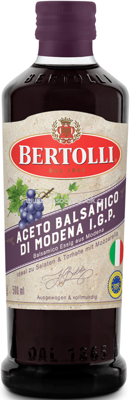 Bertolli Aceto Balsamico di Modena I.G.P., 500 ml