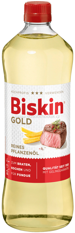Biskin Reines Pflanzenöl - Gold, 750 ml Biskin Reines Pflanzenöl - Gold, 750 ml