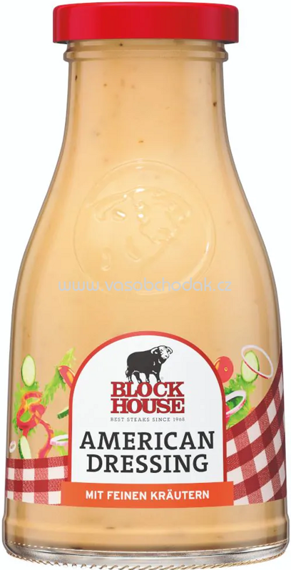 Block House American Dressing mit feinen Kräutern, 240 ml