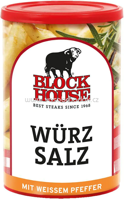 Block House Würz Salz mit Weissem Pfeffer, 500g Block House Würz Salz mit Weissem Pfeffer, 500g