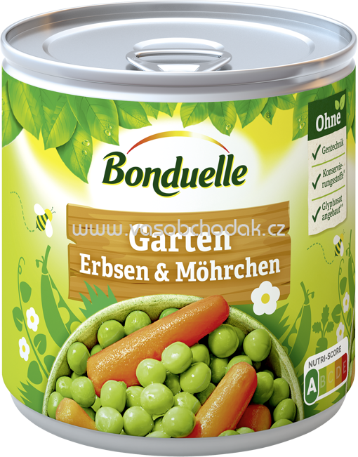 Bonduelle Garten Erbsen & Möhrchen, 400g Bonduelle Garten Erbsen & Möhrchen, 400g
