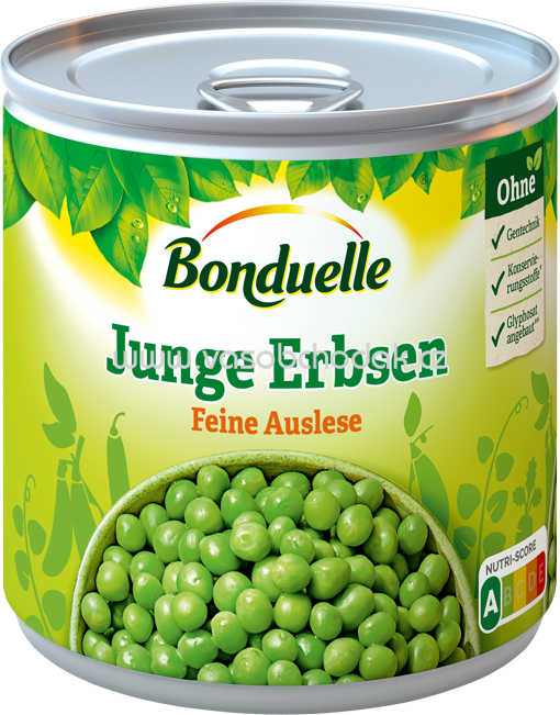Bonduelle Junge Erbsen Feine Auslese, 200 - 800g Bonduelle Junge Erbsen Feine Auslese, 200 - 800g