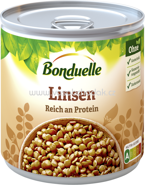 Bonduelle Linsen, Reich an Protein, 400g