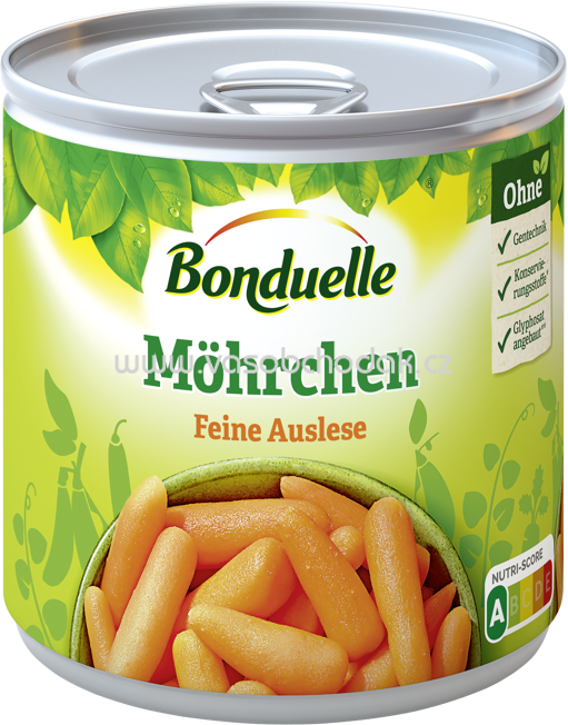 Bonduelle Möhrchen Feine Auslese, 200 - 400g Bonduelle Möhrchen Feine Auslese, 200 - 400g