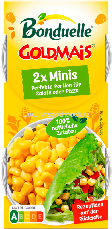 Bonduelle Goldmais 2x Minis, 150g