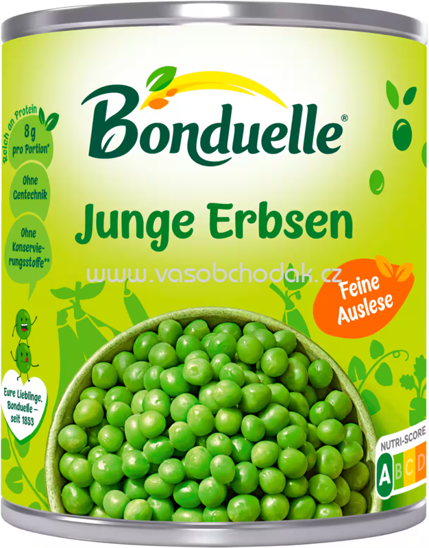 Bonduelle Junge Erbsen Feine Auslese, 800g