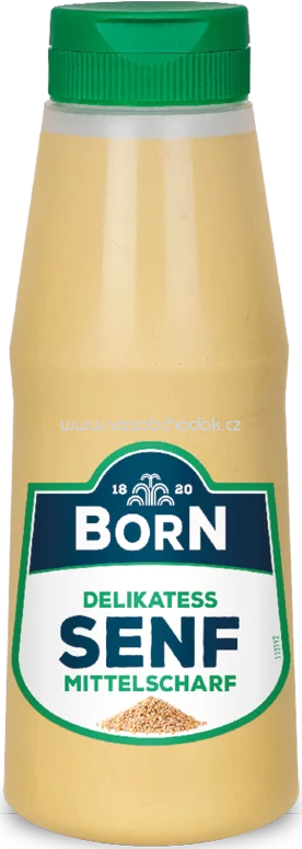 Born Delikatess Senf Mittelscharf, 300 ml