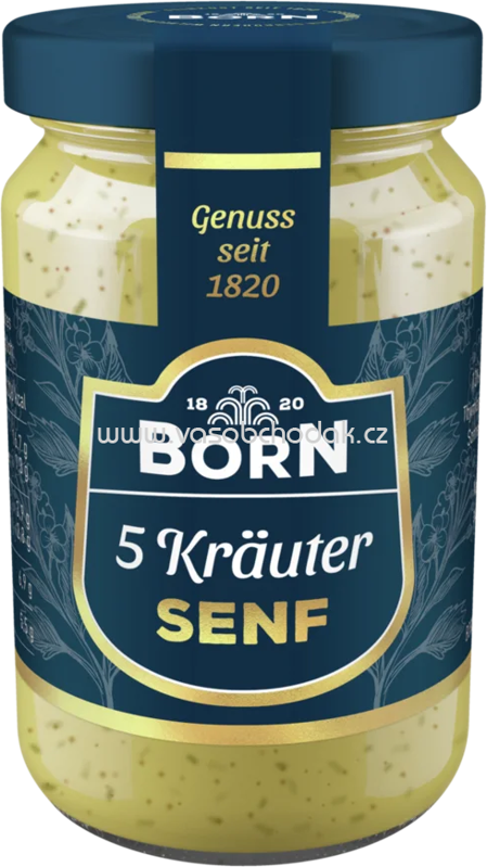 Born 5 Kräuter Senf, 90 ml