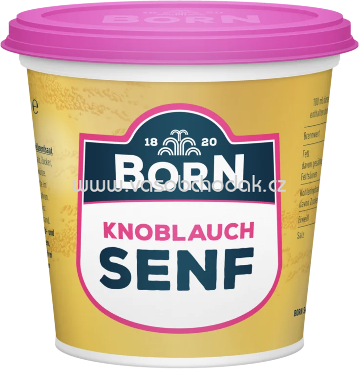 Born Knoblauch Senf, 200 ml