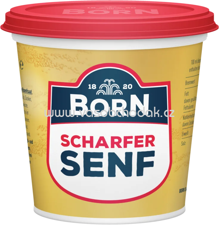 Born Scharfer Senf, 200 ml