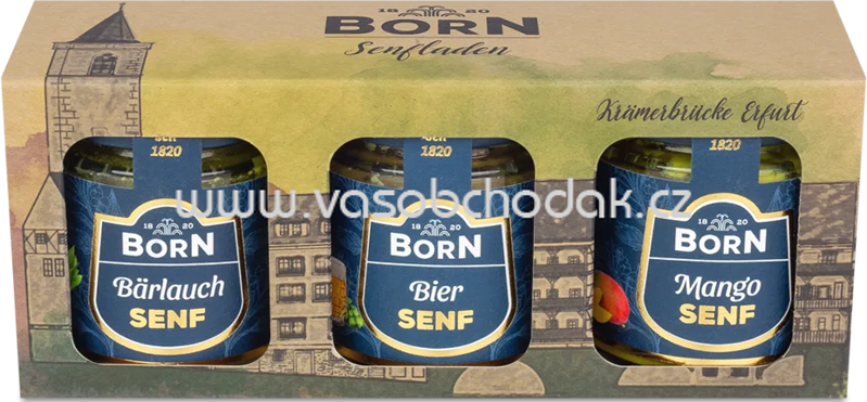 Born Senfbox Wilhelm Variante A, 3x125 ml