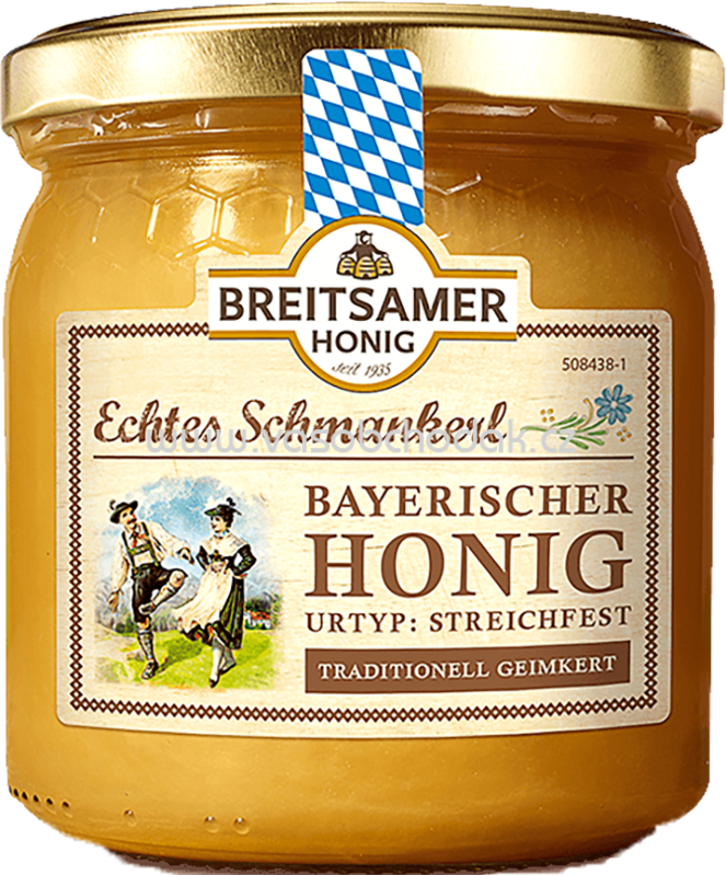 Breitsamer Honig Echtes Schmankerl Bayerischer Honig Streichfest, 500g Breitsamer Honig Echtes Schmankerl Bayerischer Honig Streichfest, 500g