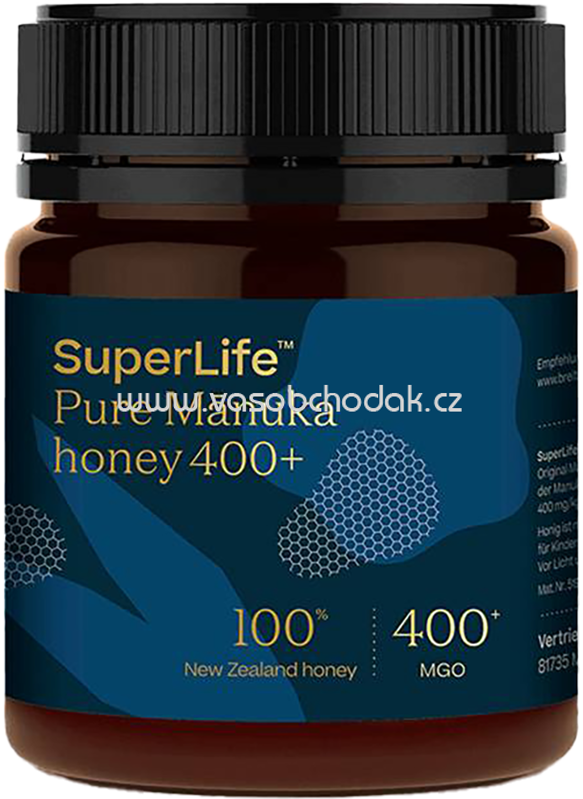 Breitsamer Honig SuperLife Pure Manuka Honig aus Neuseeland MGO 400+, 250g Breitsamer Honig SuperLife Pure Manuka Honig aus Neuseeland MGO 400+, 250g