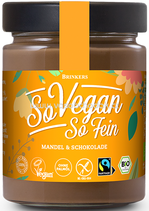 Brinkers So Vegan So Fein Mandel & Schokolade, 270g Brinkers So Vegan So Fein Mandel & Schokolade, 270g