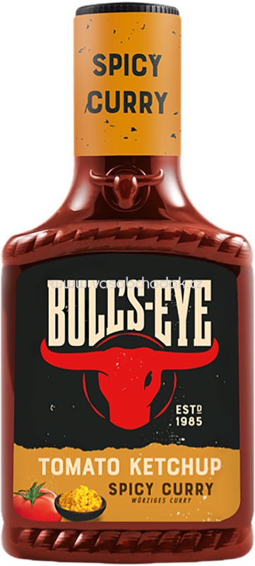 Bull's Eye Tomato Ketchup Spicy Curry, 425 ml