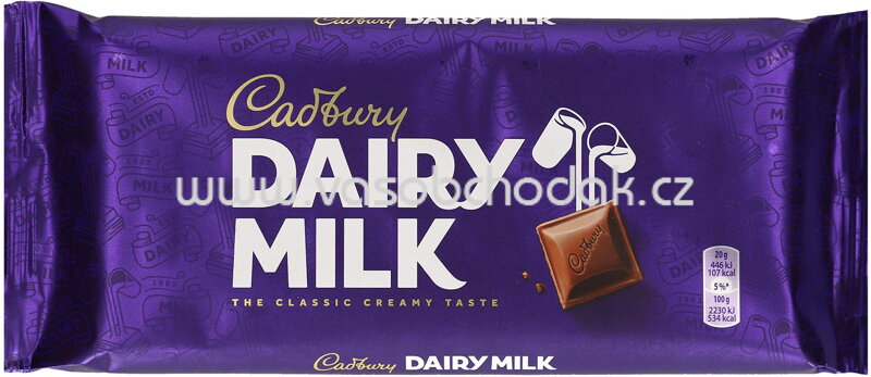 Cadbury Dairy Milk, 180g