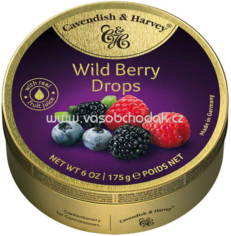 Cavendish & Harvey Wild Berry Drops, 175g Cavendish & Harvey Wild Berry Drops, 175g