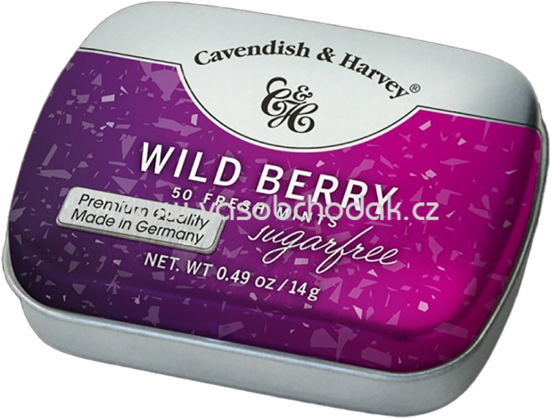 Cavendish & Harvey Wild Berry Mints, 14g Cavendish & Harvey Wild Berry Mints, 14g
