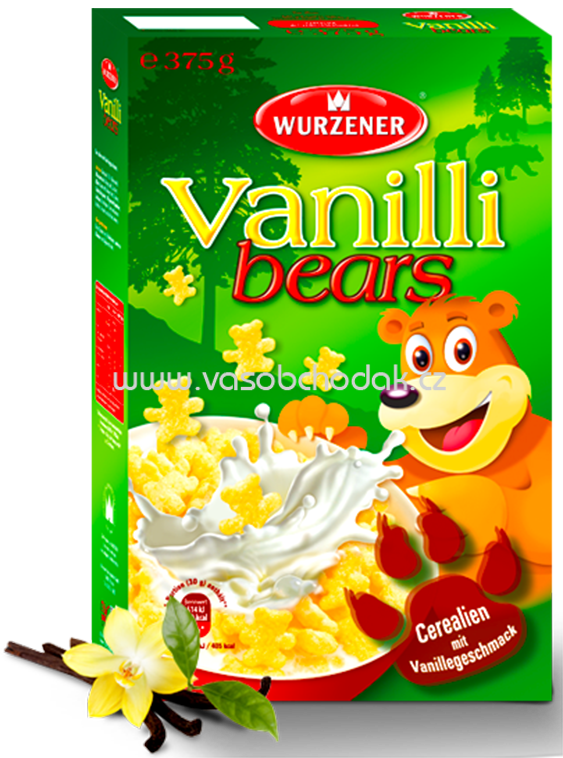 Wurzener Vanilli Bears, 375g Wurzener Vanilli Bears, 375g