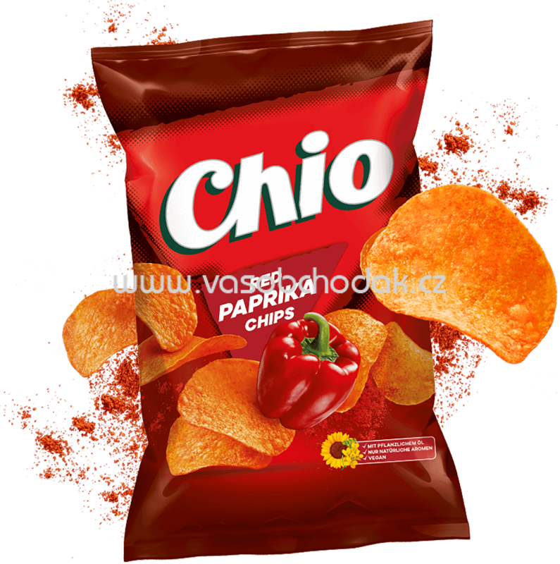 Chio Chips Red Paprika, 12x40g, 480g Chio Chips Red Paprika, 12x40g, 480g