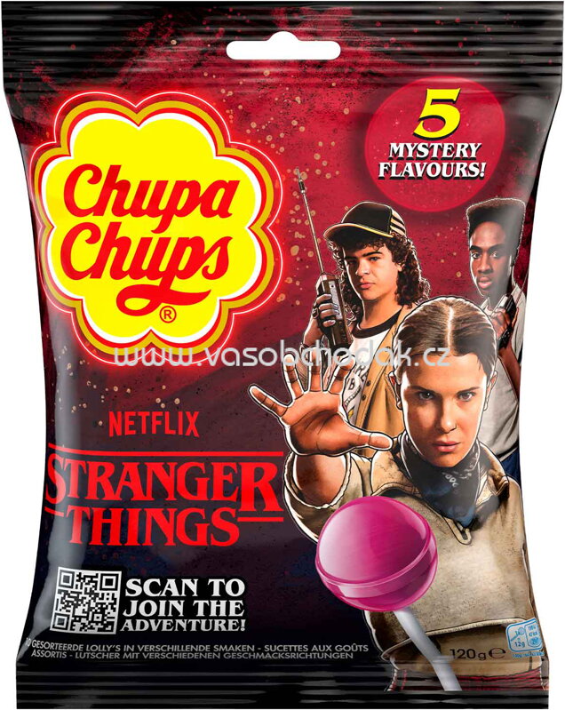 Chupa Chups Stranger Things Right Side Up, 10 St, 120g