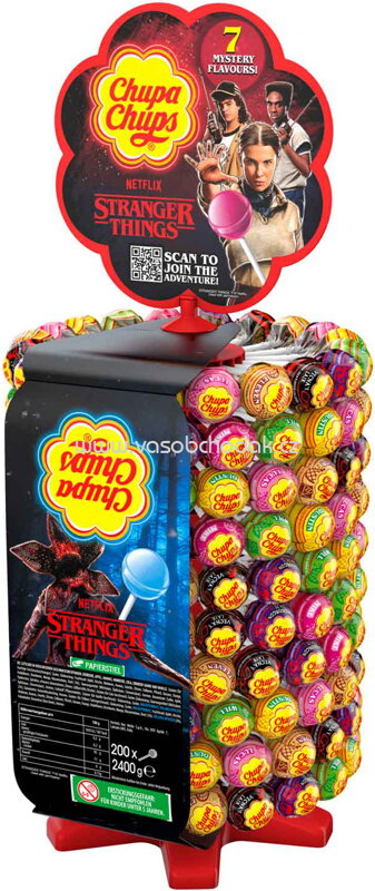 Chupa Chups Stranger Things Wheel, 200 St, 2,4 kg