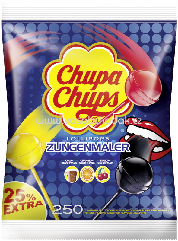 Chupa Chups Zungenmaler, 250 St, 3 kg Chupa Chups Zungenmaler, 250 St, 3 kg
