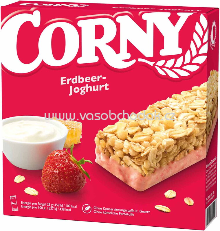 Corny Classic Erdbeer Joghurt, 6x25g