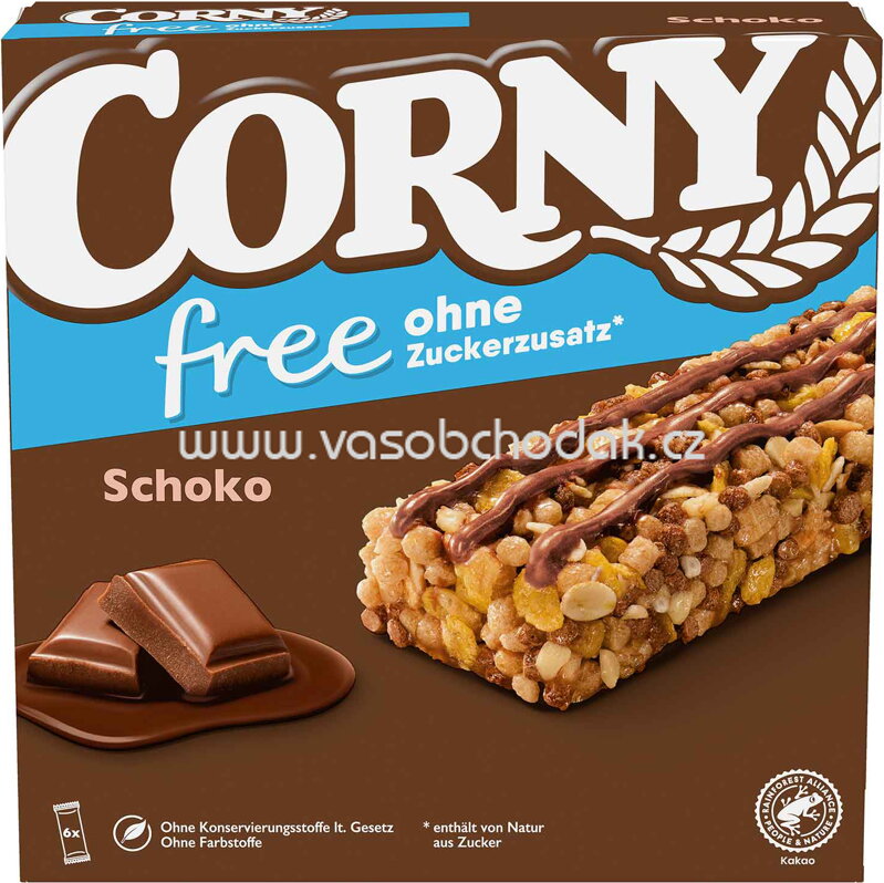 Corny Free Schoko, 6x20g