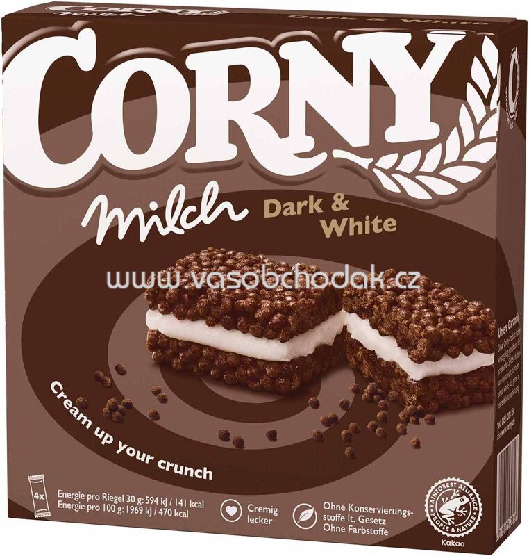 Corny Milch Dark & White, 4x30g