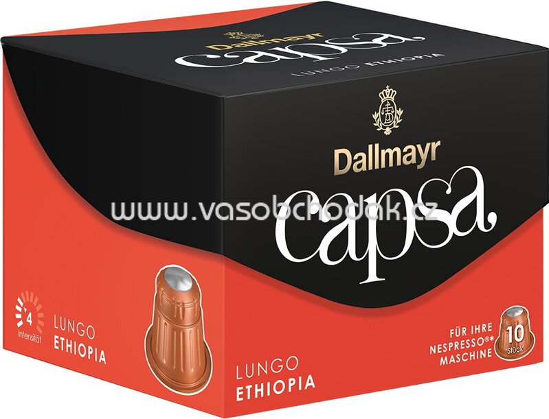 Dallmayr Kaffee Capsa Lungo Ethiopia, 10 St Dallmayr Kaffee Capsa Lungo Ethiopia, 10 St
