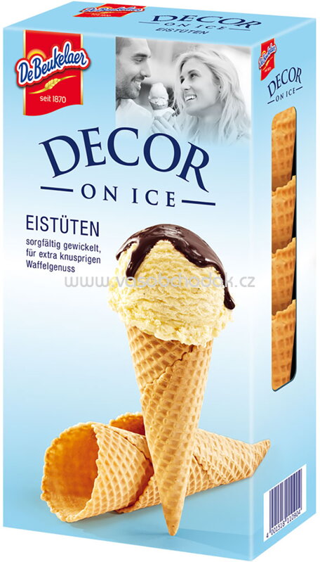 DeBeukelaer Decor on Ice Eistüten, 8 St, 112g DeBeukelaer Decor on Ice Eistüten, 8 St, 112g