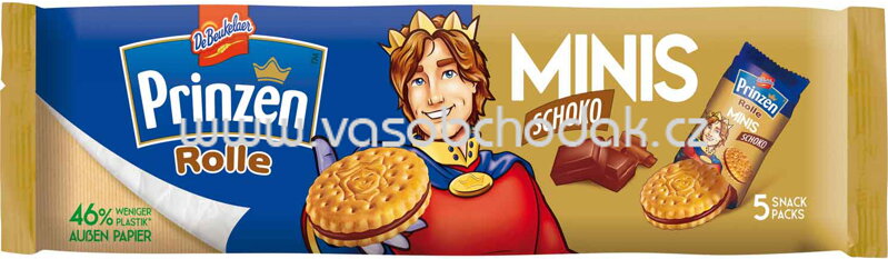 DeBeukelaer Prinzen Rolle Minis Schoko, 187g