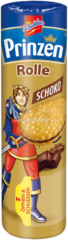 DeBeukelaer Prinzen Rolle Schoko, 400g DeBeukelaer Prinzen Rolle Schoko, 400g