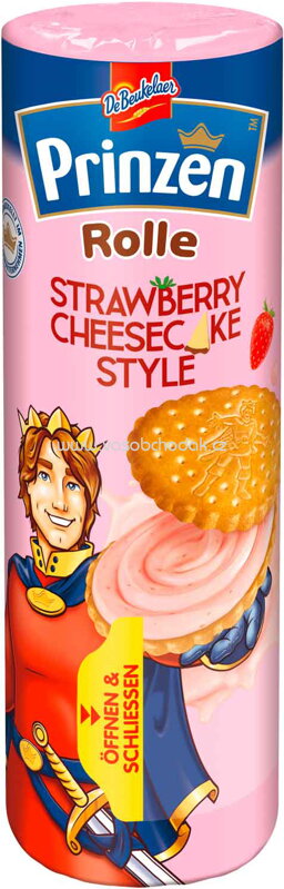 DeBeukelaer Prinzen Rolle Strawberry Cheesecake Style, 352g DeBeukelaer Prinzen Rolle Strawberry Cheesecake Style, 352g