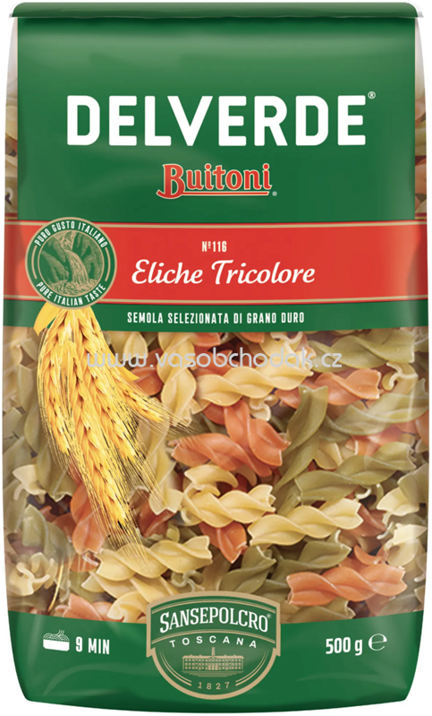 Delverde Eliche Tricolore, 500g Delverde Eliche Tricolore, 500g