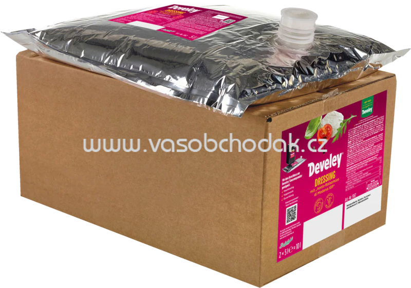 Develey Beutel für Saucenspender - Balsamico Dressing, 2x5 l, 10 l