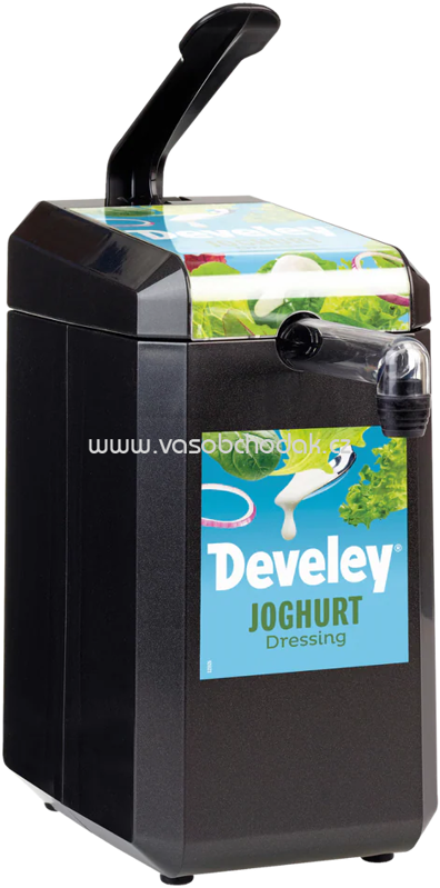 Develey Dispenser mit Etikett "Develey Joghurt Dressing" für 5 kg Dispenserbeutel, 1 St