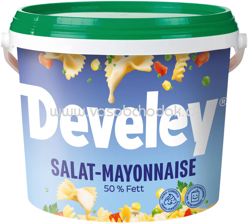 Develey Salat-Mayonnaise 50% Fett Eimer, 5 kg