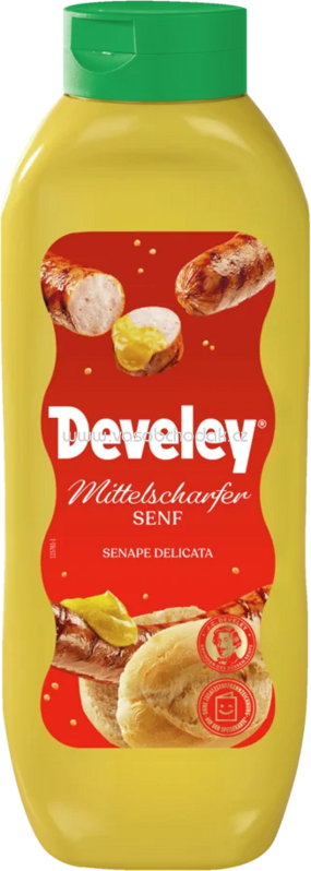 Develey Senf Mittelscharf, 875 ml Develey Senf Mittelscharf, 875 ml