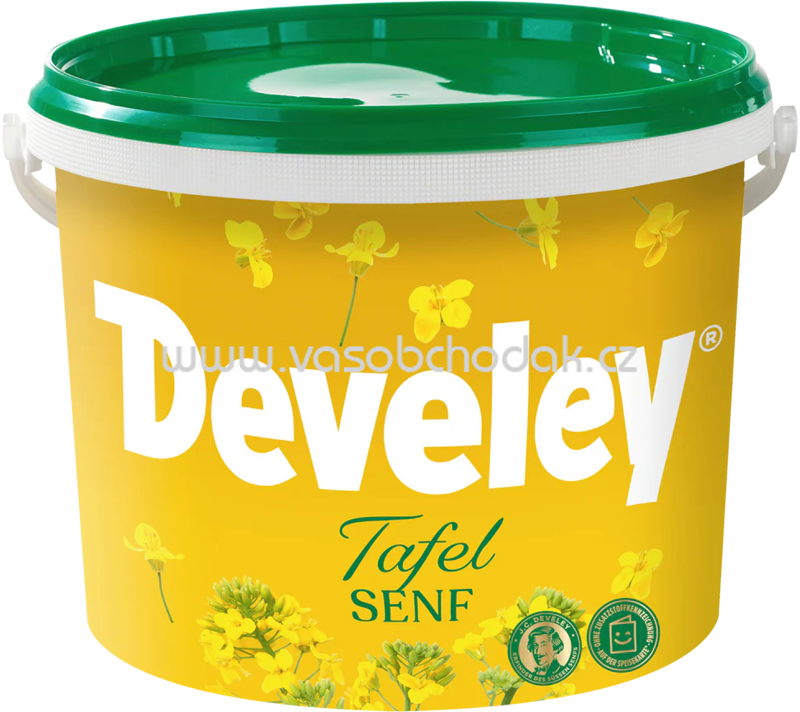 Develey Tafel Senf Eimer, 10 kg