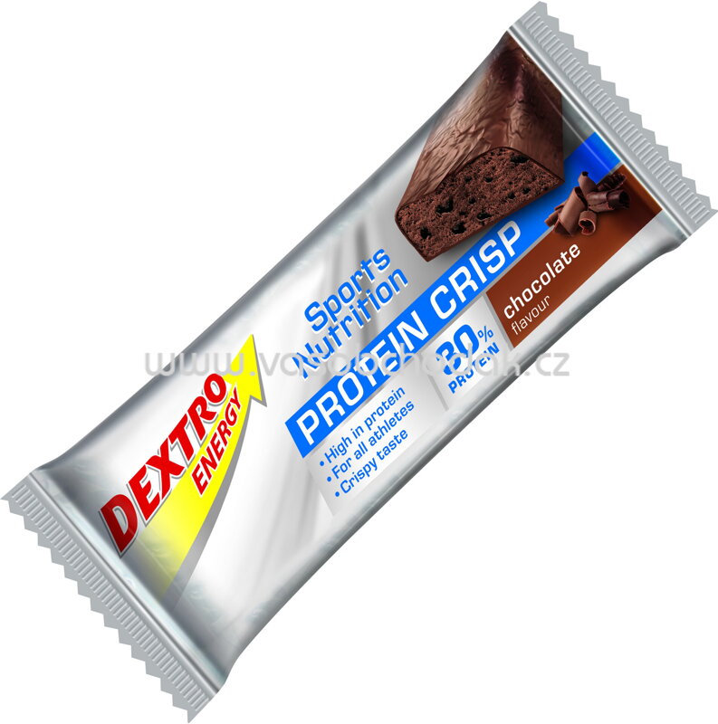 Dextro Energy Sports Nutrition Protein Crisp Chocolate, 50g Dextro Energy Sports Nutrition Protein Crisp Chocolate, 50g