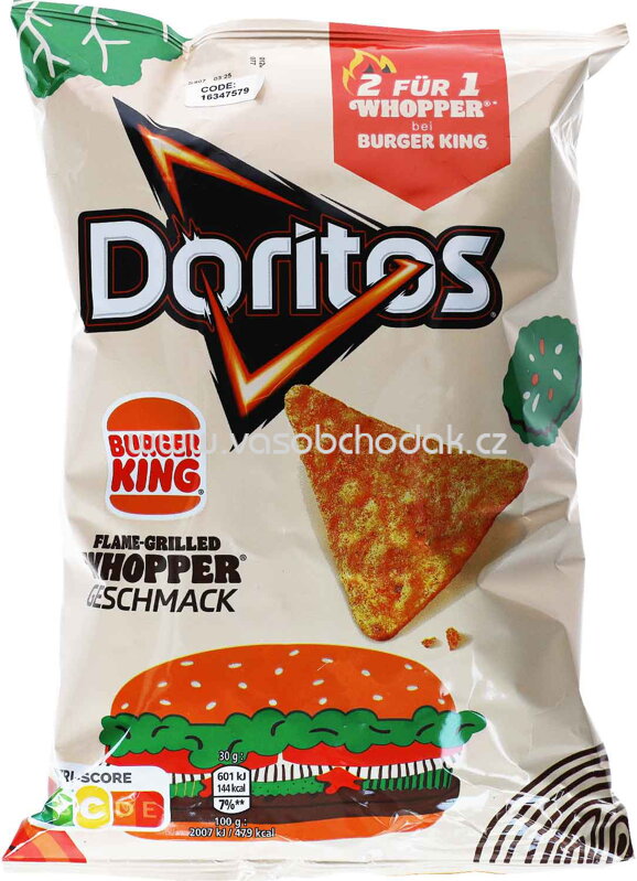Doritos Burger King Flame-Grilled Whopper, 100g Doritos Burger King Flame-Grilled Whopper, 100g
