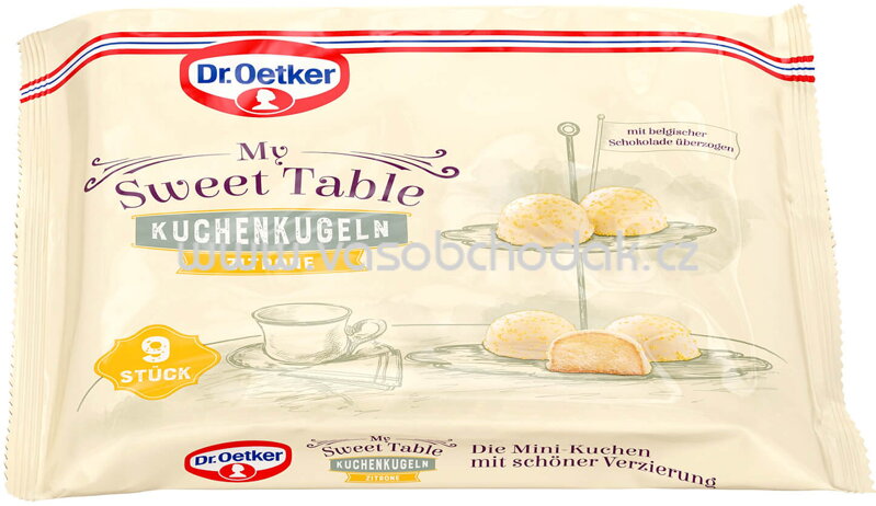 Dr.Oetker My Sweet Table Kuchenkugeln Zitrone, 150g