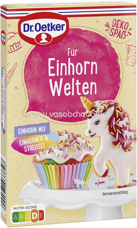 Dr.Oetker Dekor Für Einhorn Welten Einhorn Mix, 60g