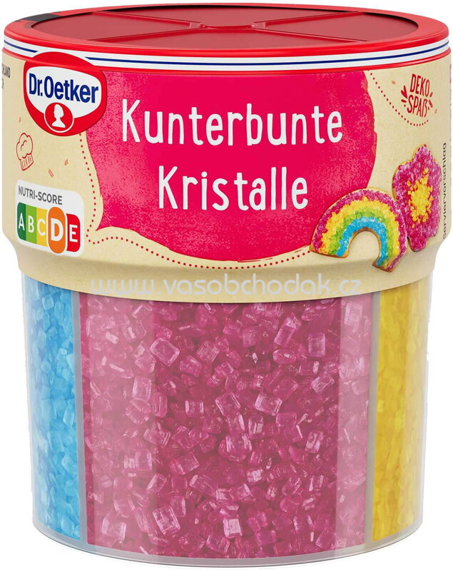 Dr.Oetker Dekor Kunterbunte Kristalle, 100g