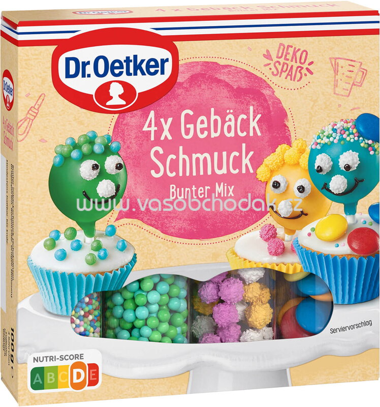 Dr.Oetker 4x Gebäckschmuck, 100g Dr.Oetker 4x Gebäckschmuck, 100g